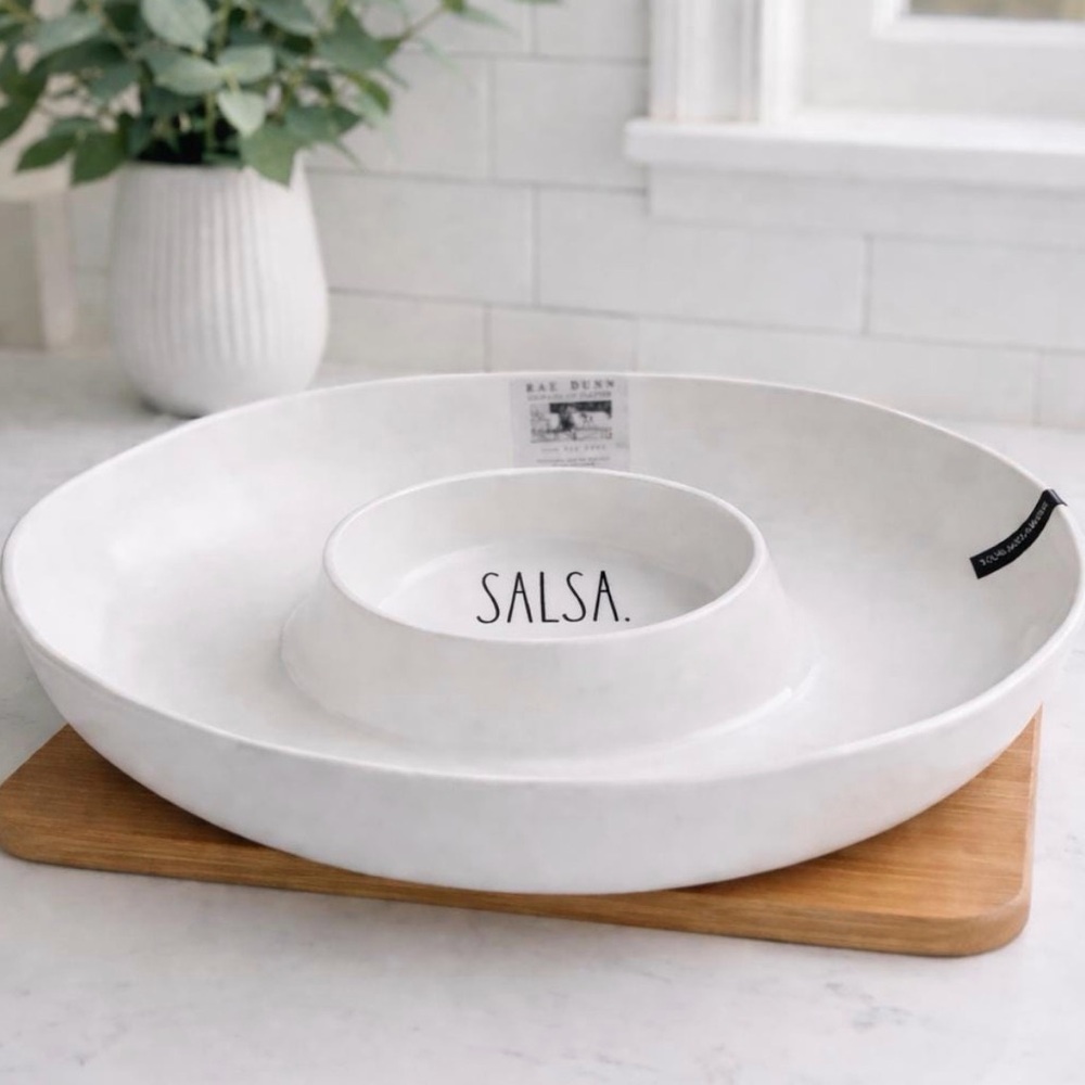 Rae Dunn Melamine Salsa Platter